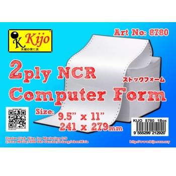 8780 2ply NCR Computer Form